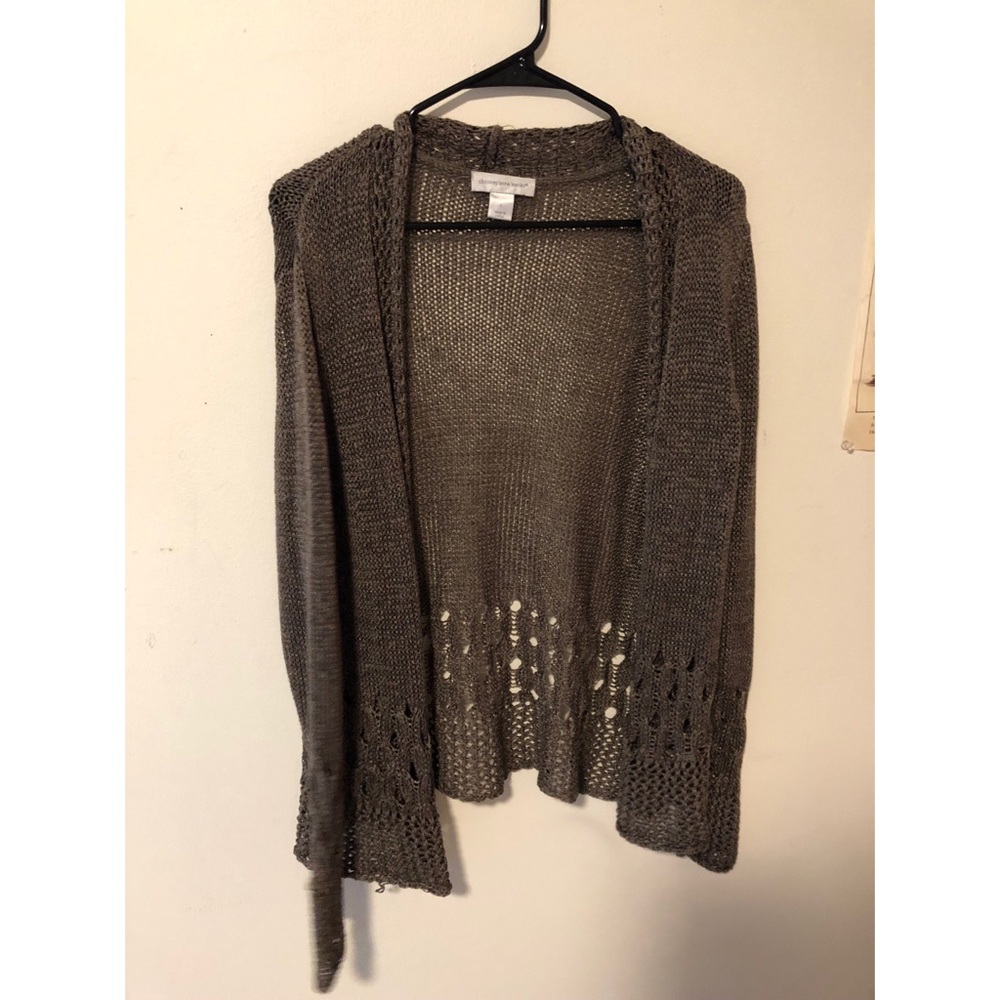 Brown cardigan